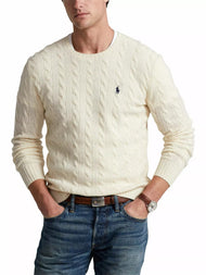 Maglione Uomo Girocollo a Trecce - immagine 3