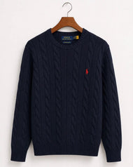 Maglione Uomo Girocollo a Trecce - immagine 5